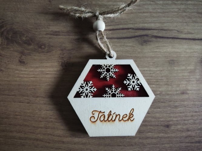 Vánoční ozdoba se jménem Markéta