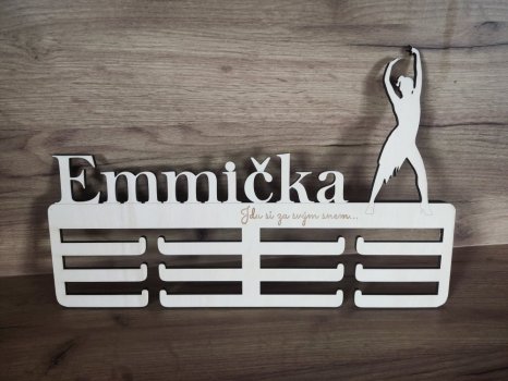 Věšák na medaile solo tanec