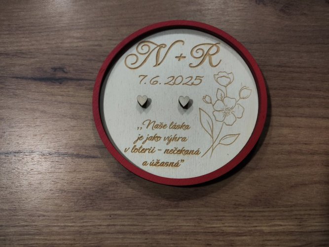 Podnos na prstýnky Vanda