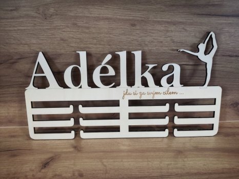 Věšák na medaile - vlastní návrh