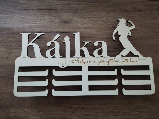 Věšák na medaile - vlastní návrh