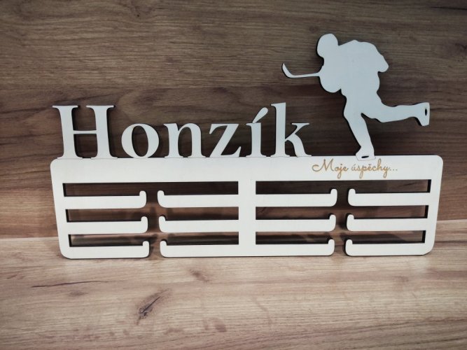 Věšák na medaile hokej