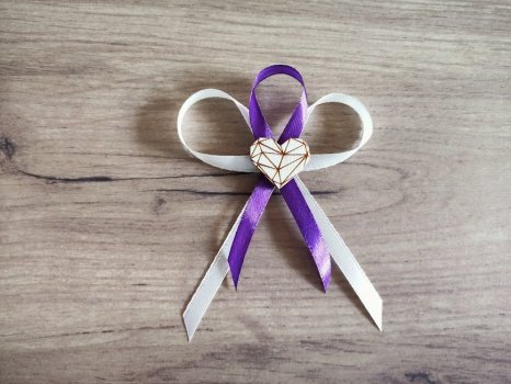 Vývazek srdce geometrické