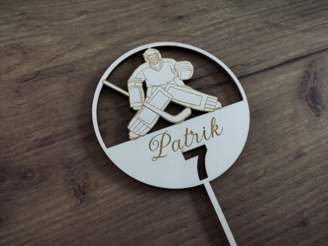 Zápich na dort pro hokejisty - brankáře