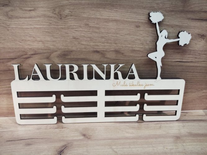 Věšák na medaile tanec s pompami