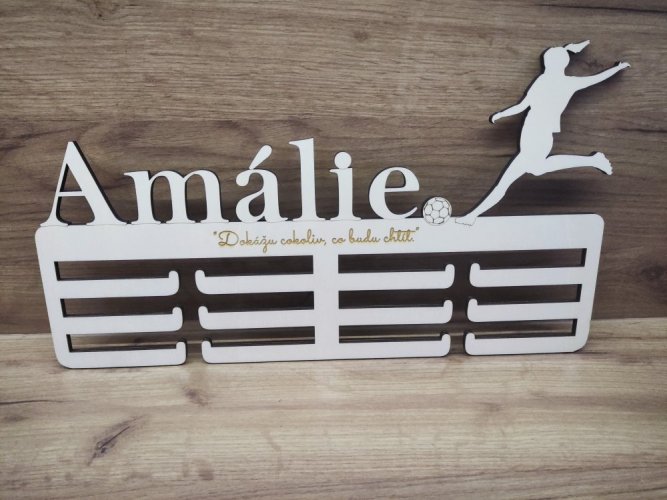 Věšák na medaile - vlastní návrh