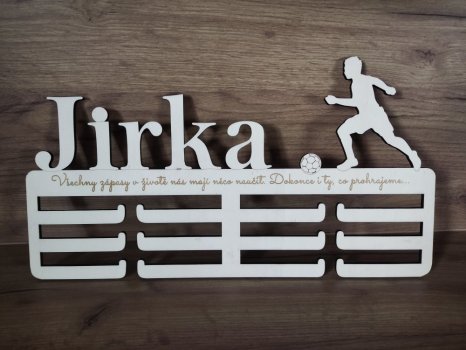 Věšák na medaile fotbal