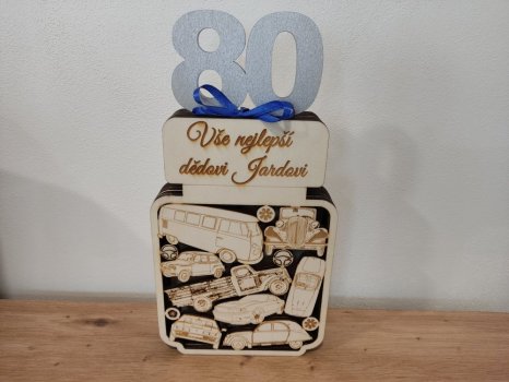 Dřevěná pokladnička