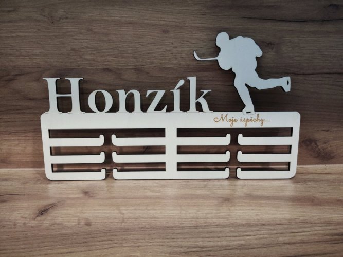Věšák na medaile hokej