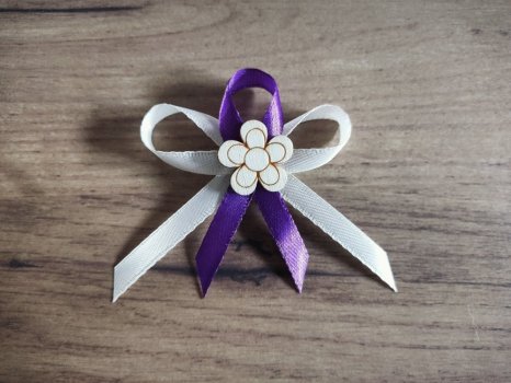 Vývazek jednoduchá květina