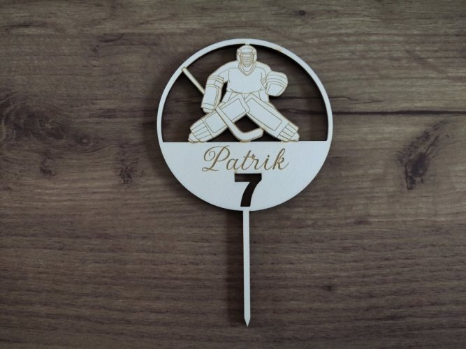 Zápich na dort pro hokejisty - brankáře