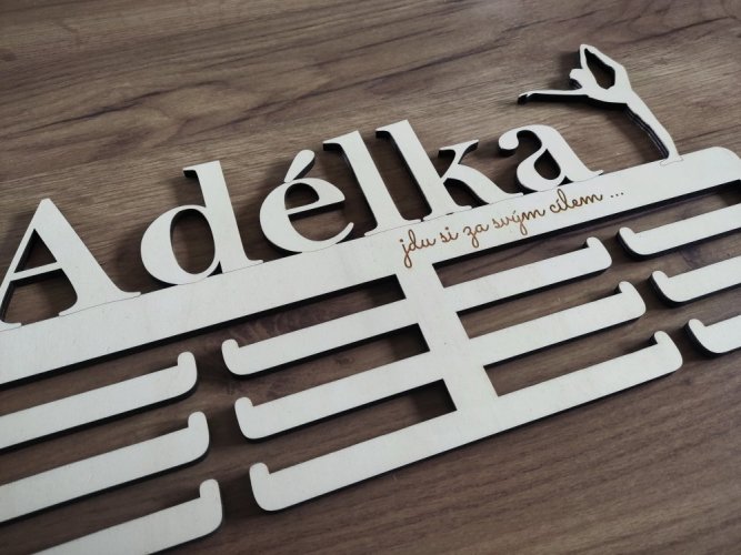 Věšák na medaile gymnastika