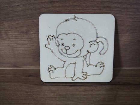 Omalovánka - Opička