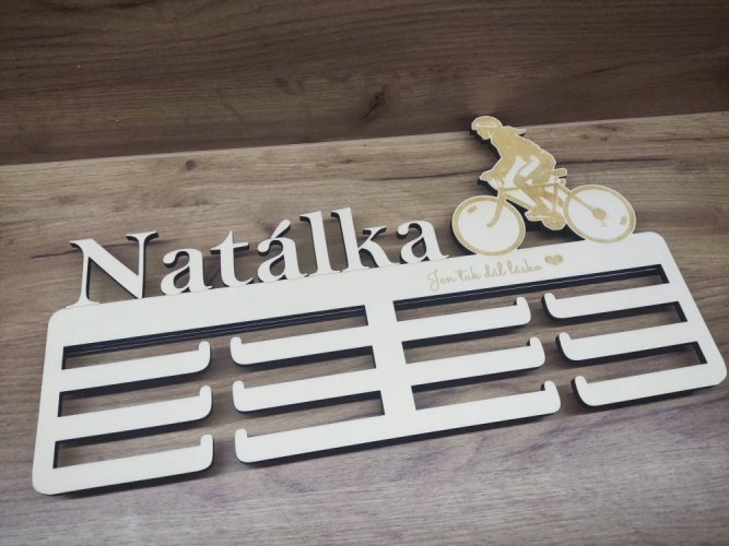 Věšák na medaile cyklistika