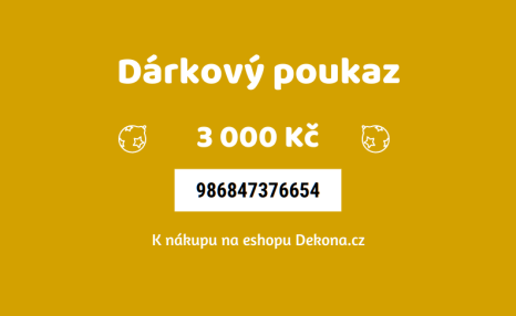 Dárkový poukaz 3 000 Kč