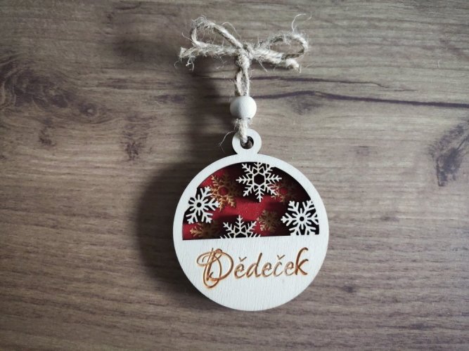 Vánoční ozdoba Miluše