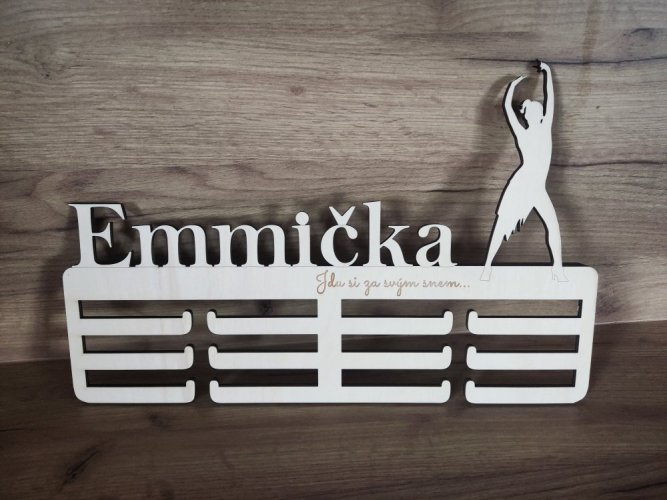 Věšák na medaile solo tanec