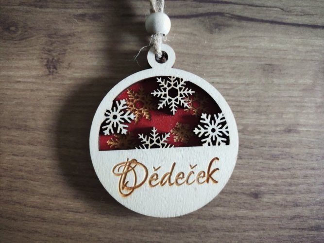 Vánoční ozdoba Miluše