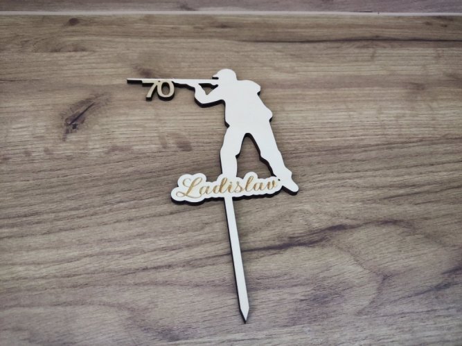 Zápich na dort myslivec