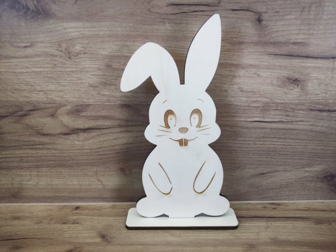Zajíček na podstavci