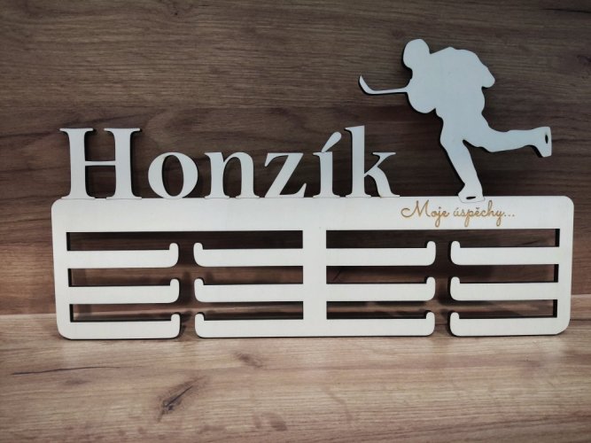 Věšák na medaile hokej