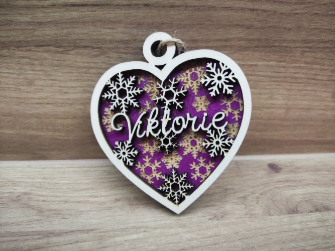 Vánoční ozdoba se jménem Drahoslava