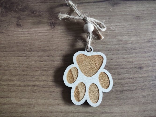 Vánoční ozdoba tlapka Nela