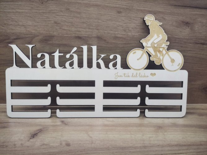 Věšák na medaile cyklistika