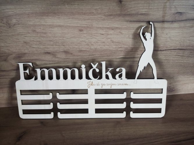 Věšák na medaile solo tanec