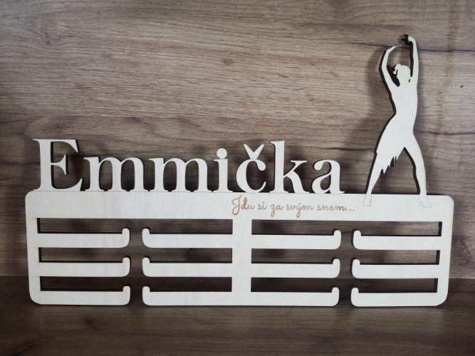 Věšák na medaile solo tanec