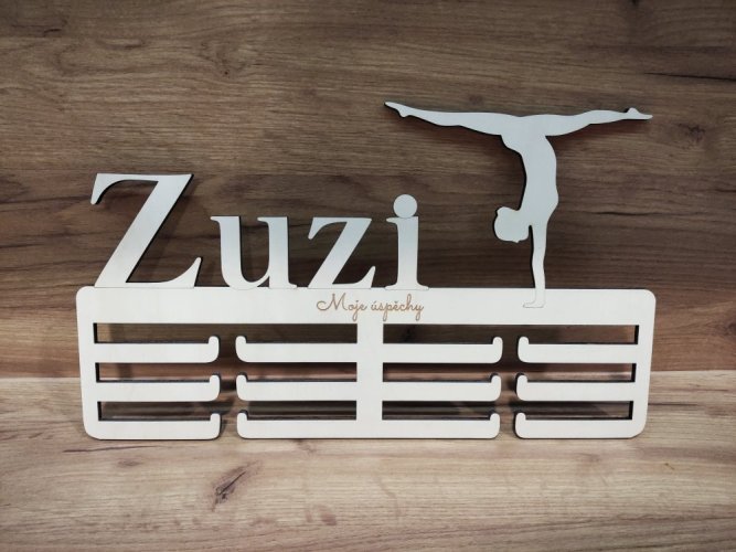 Věšák na medaile - vlastní návrh