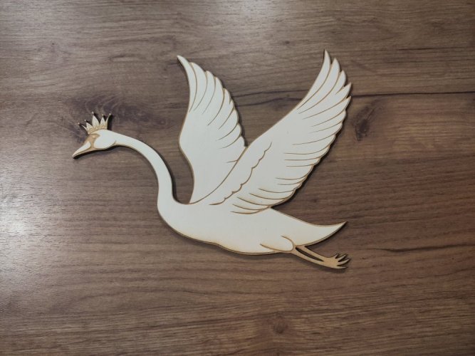 Dřevěná labuť Eli