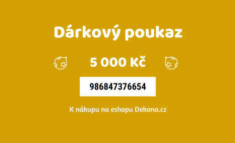 Dárkový poukaz 5 000 Kč