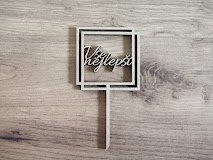 Zápich na dort ve čtvercích