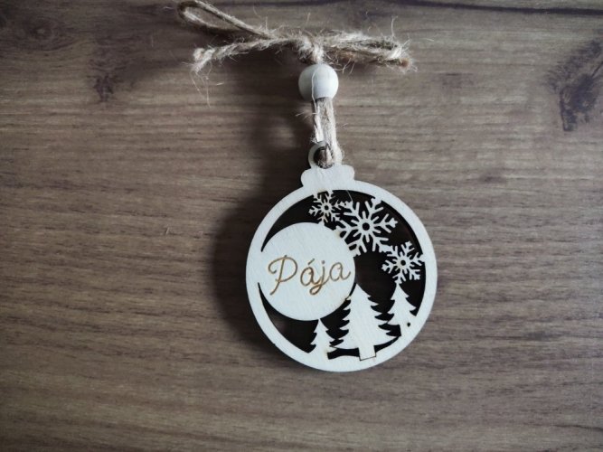 Vánoční koule se jménem Jiřina