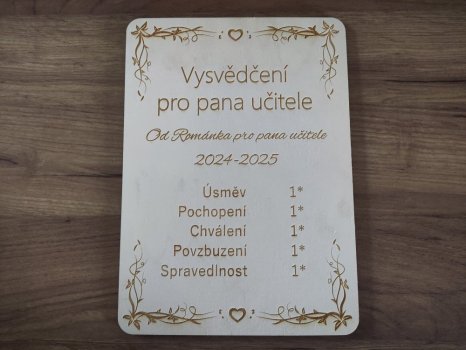 Vysvědčení pro učitelé