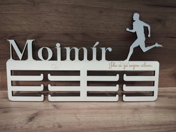 Věšák na medaile běh - Varianta: Muž