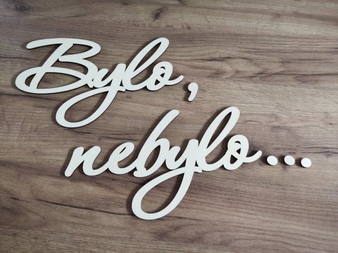 Nápis Bylo, nebylo ...