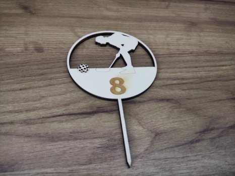 Zápich na dort pro florbalisty