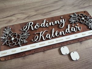 Proč si koupit dřevěný rodinný kalendář