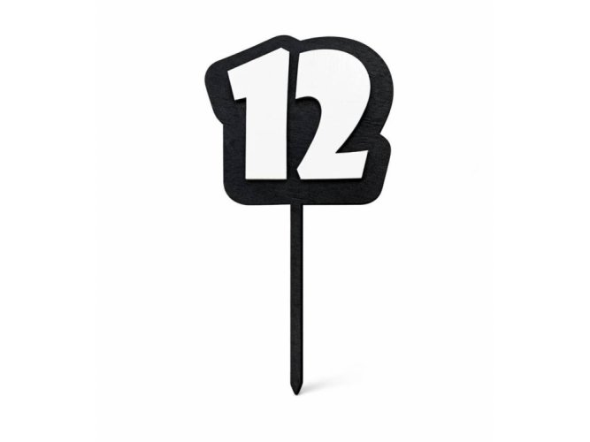 Zápich s číslovkou dvoubarevné