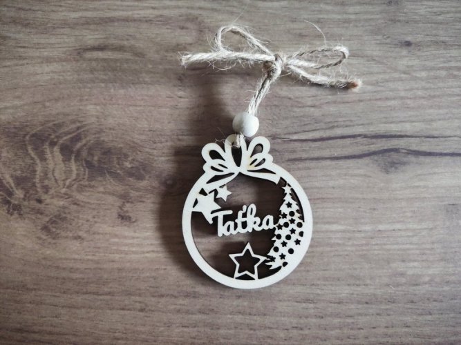 Vánoční ozdoba se jménem Eleanora