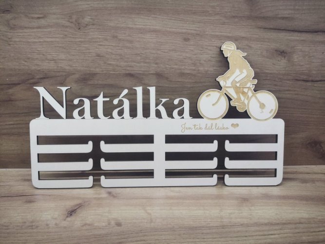 Věšák na medaile cyklistika