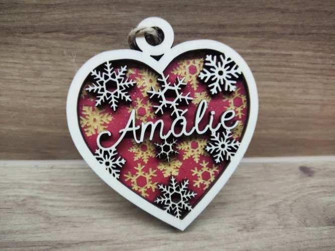 Vánoční ozdoba se jménem Drahoslava