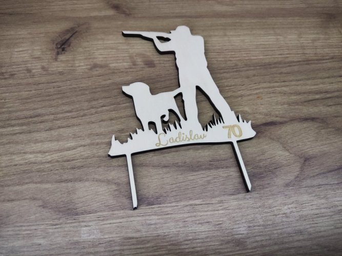 Zápich na dort myslivec