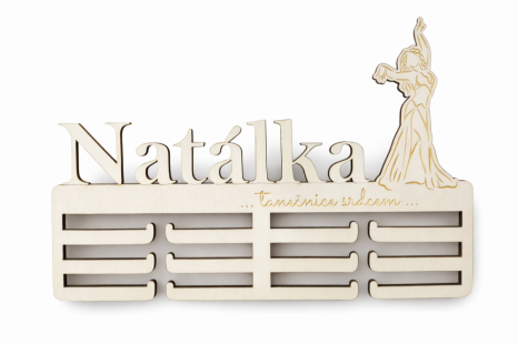 Věšák na medaile břišní tanec