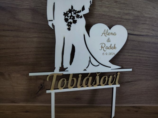 Svatební zápich s příjmením