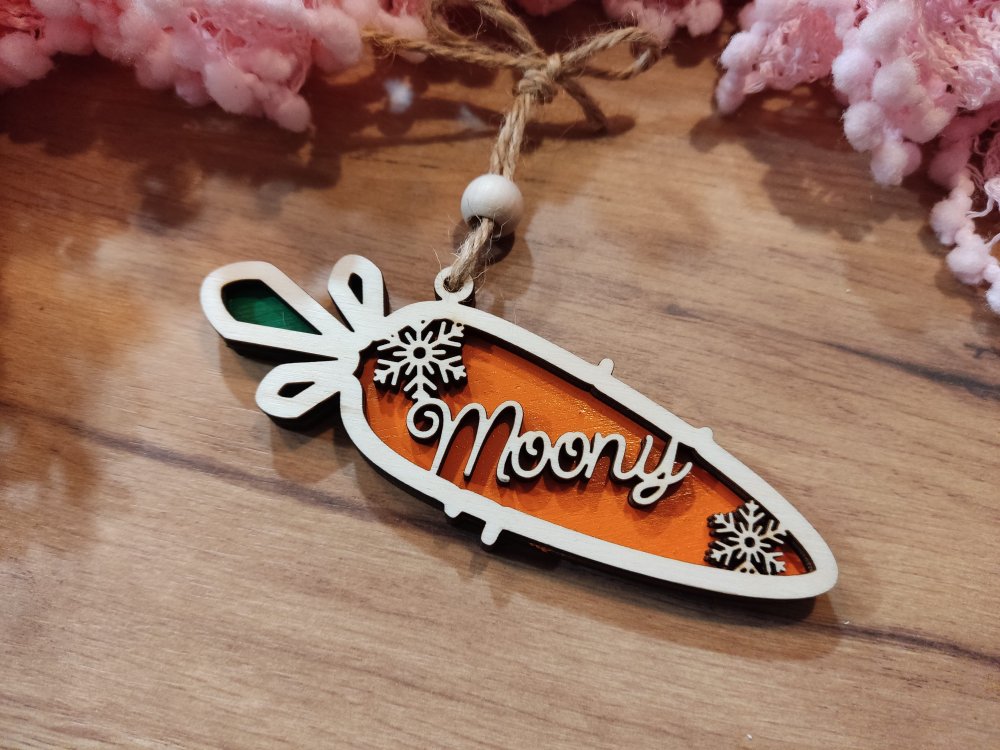 Vánoční ozdoby se jménem